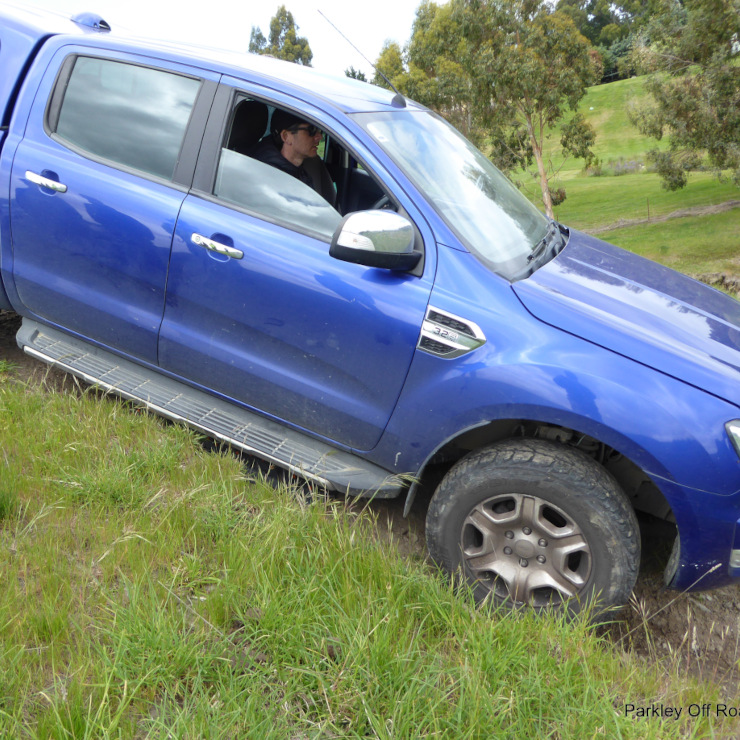 Ranger shows graphically how easy it is to bend modern side steps.